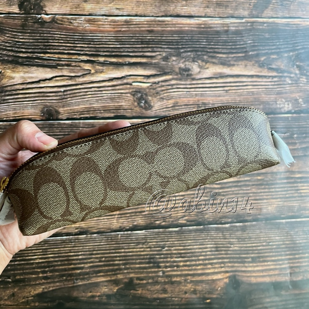 NWT Coach Signature Pencil Case Organizational Case